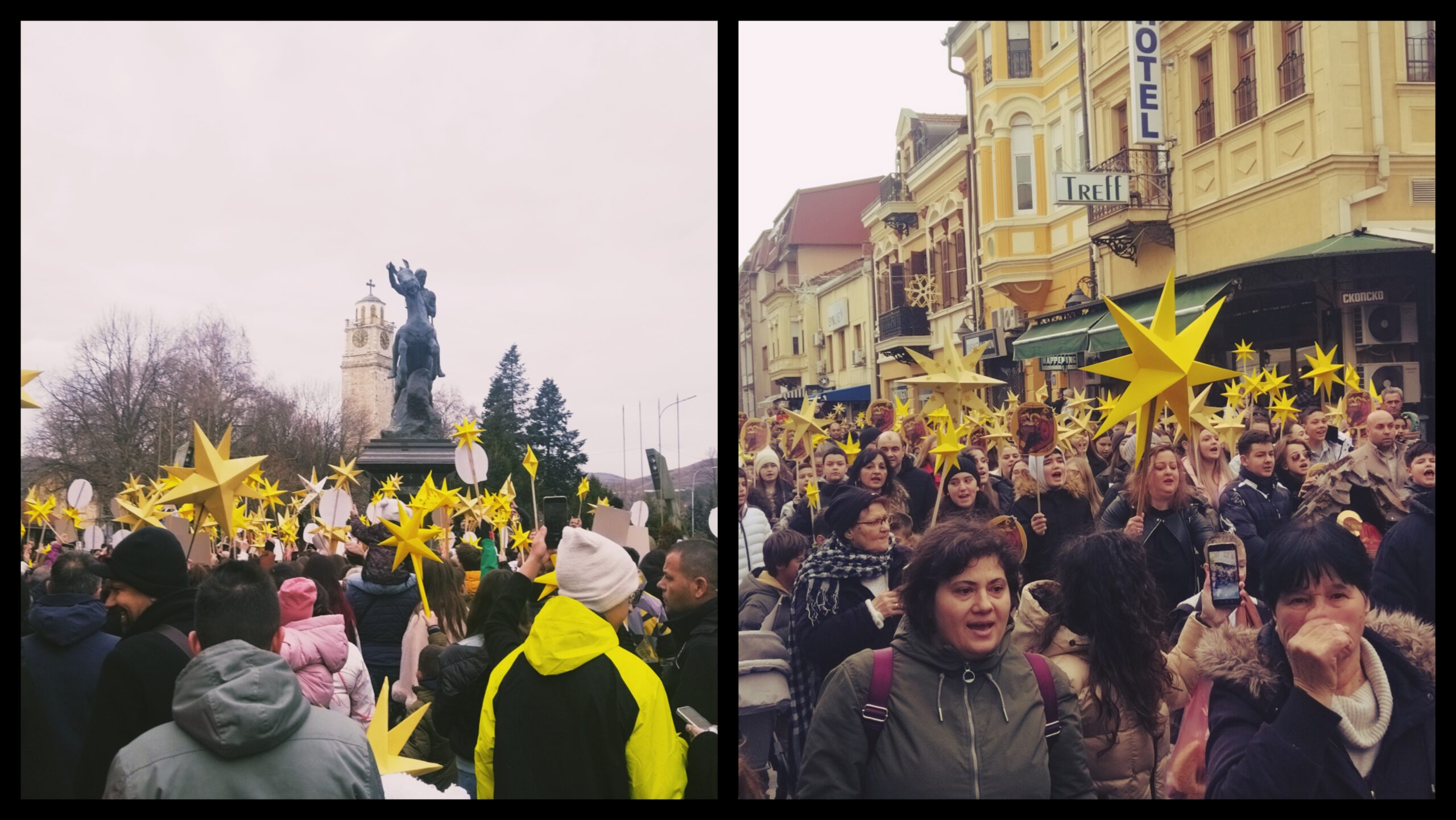 Божиќна песна одекна низ Битола – Бадниковите поворки раширија радосна вест