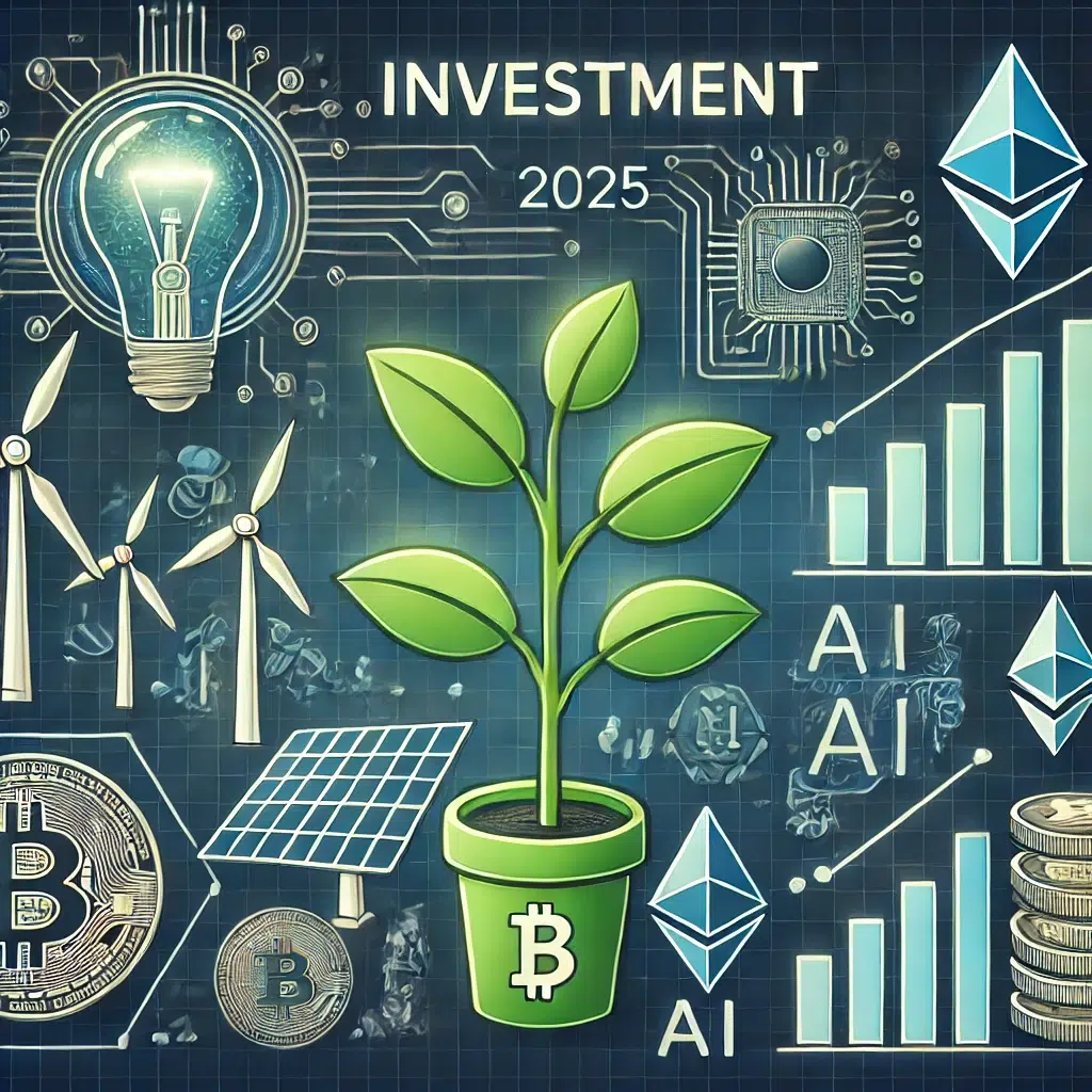 Големите трендови за инвестирање во 2025 - зелени технологии, криптовалути и иновации